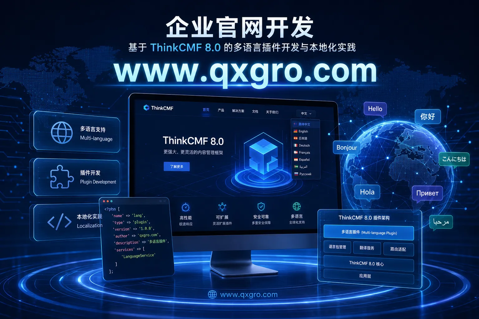 广州网站建设进阶-基于 PHP 8.3 与 ThinkCMF 8.0 从零搭建高并发企业官网.webp